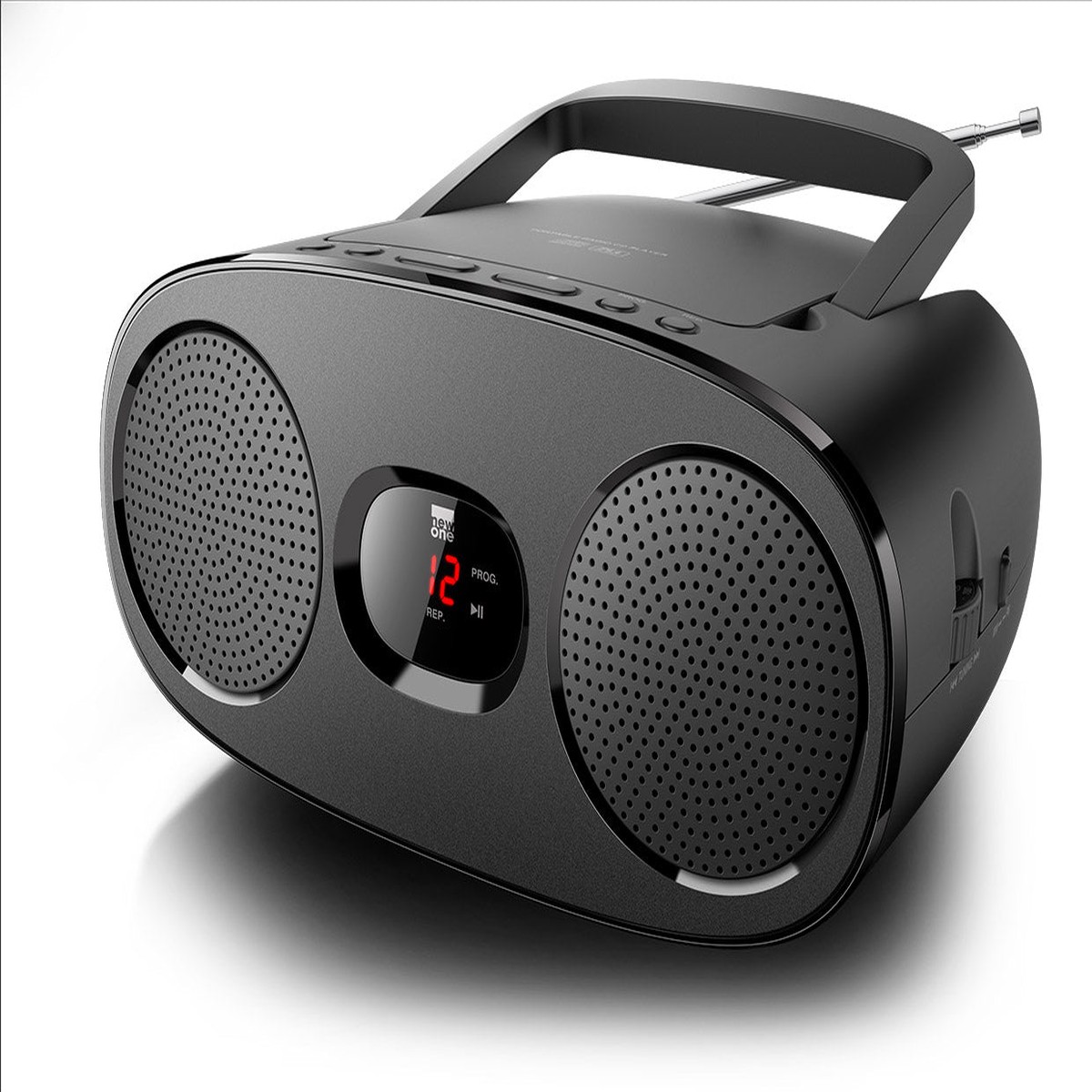 New One CD Boombox radio - Black Tech Turntables