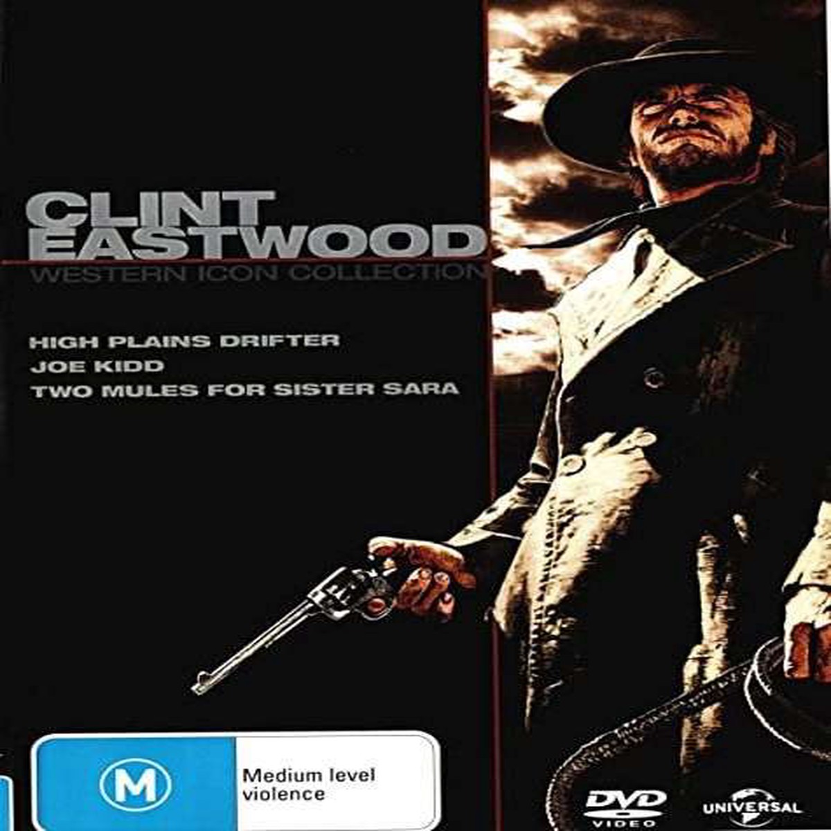 High Plains Drifter Joe Kidd Two Mules for Sister Sara - 1973 (DVD)