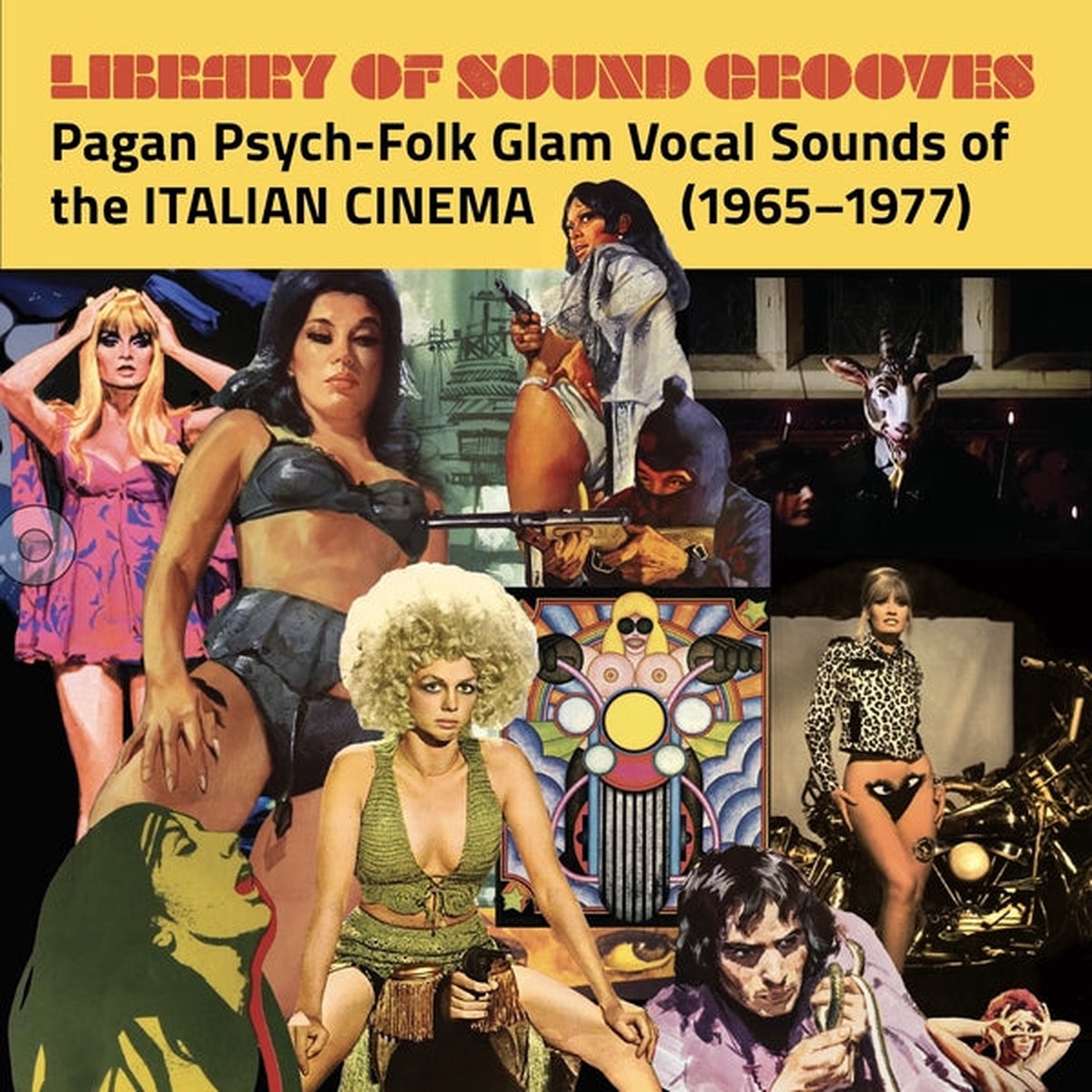 Various Artists - Library of Sound Grooves Pagan Psych-Folk Glam Vocal Sounds of the Italian Cinema (1965-1977) 2LP