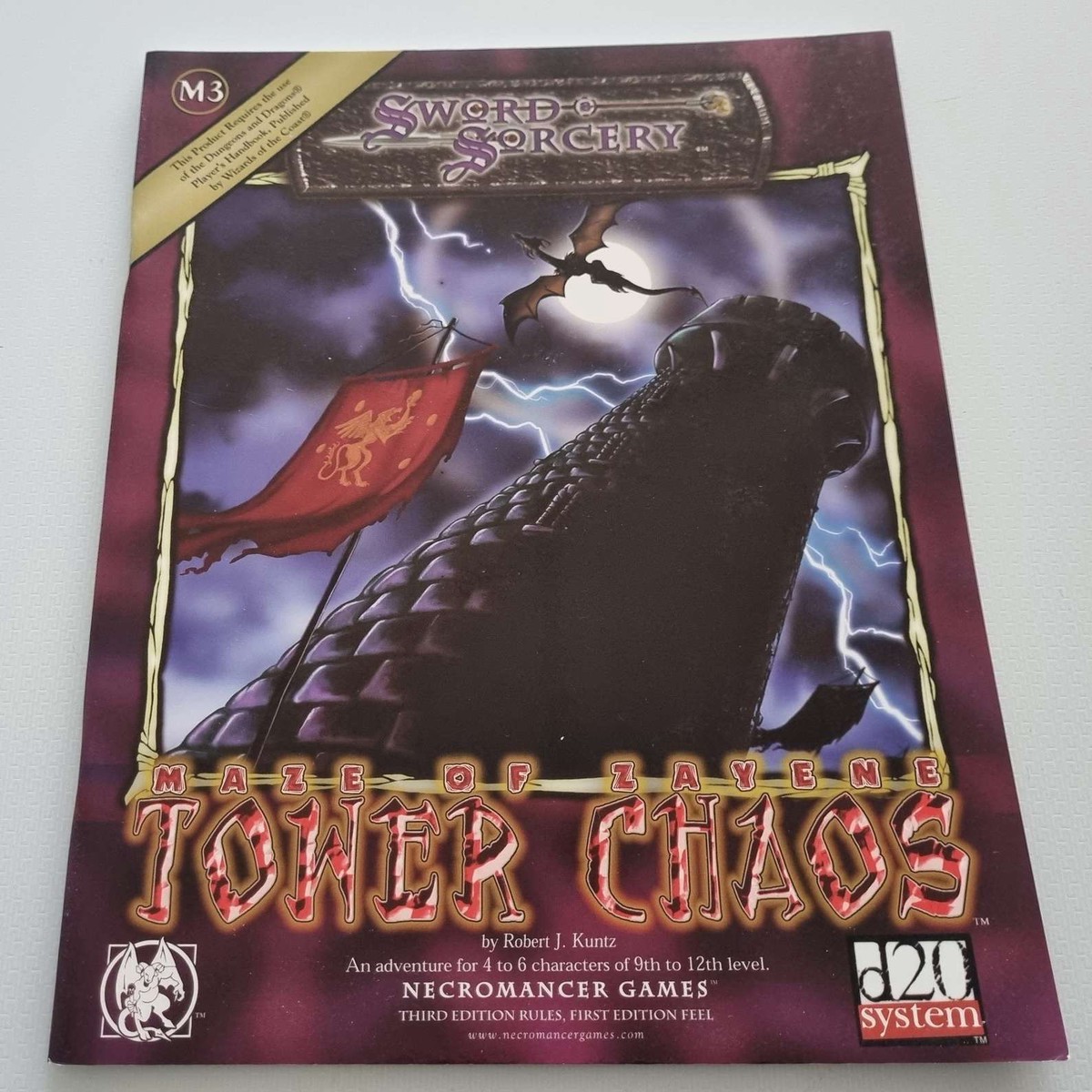 Sword Sorcery Maze of Zayene Tower Chaos (D20 System)