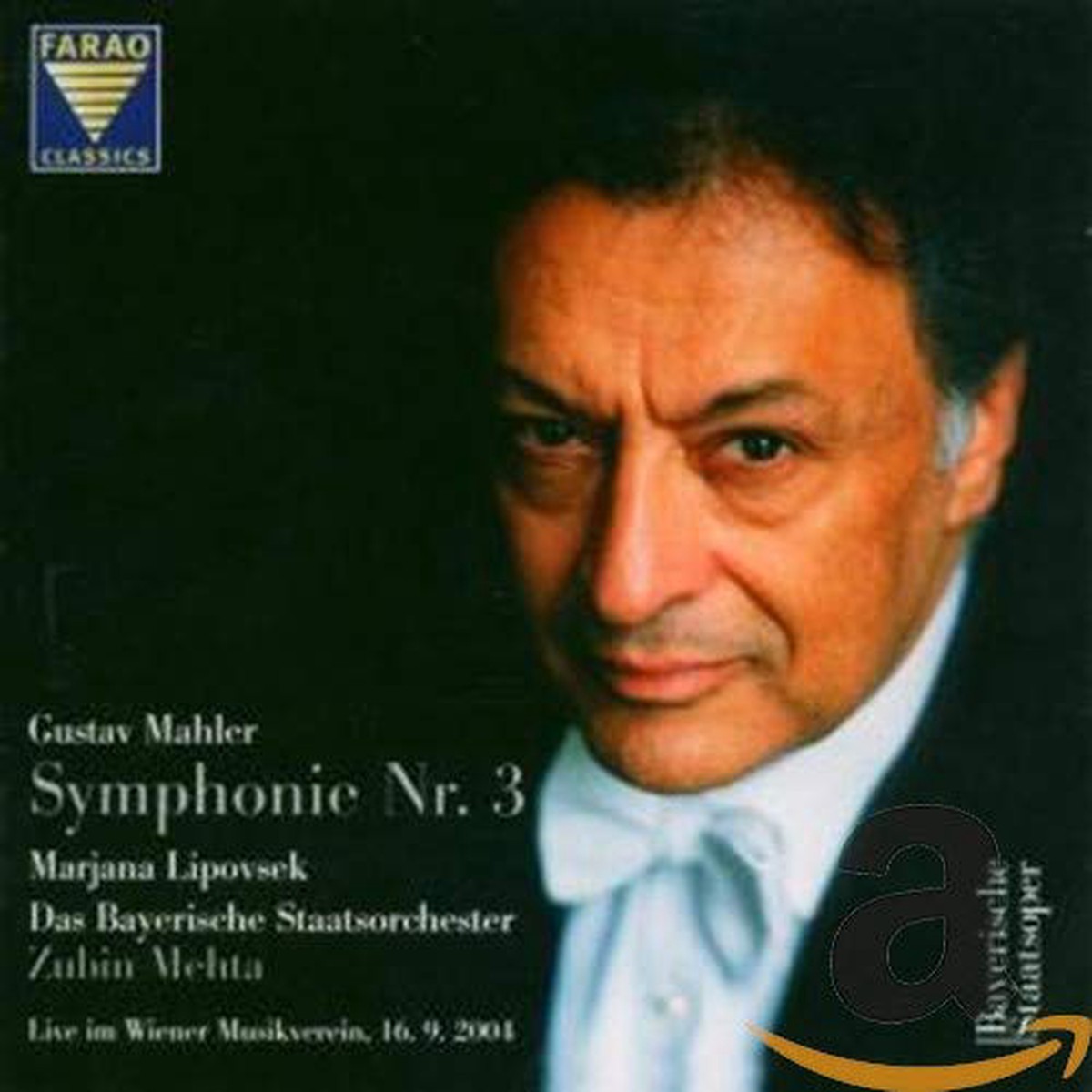 Mehtazubinlipovsekbsom - Mahler - Symphony No 3 CD
