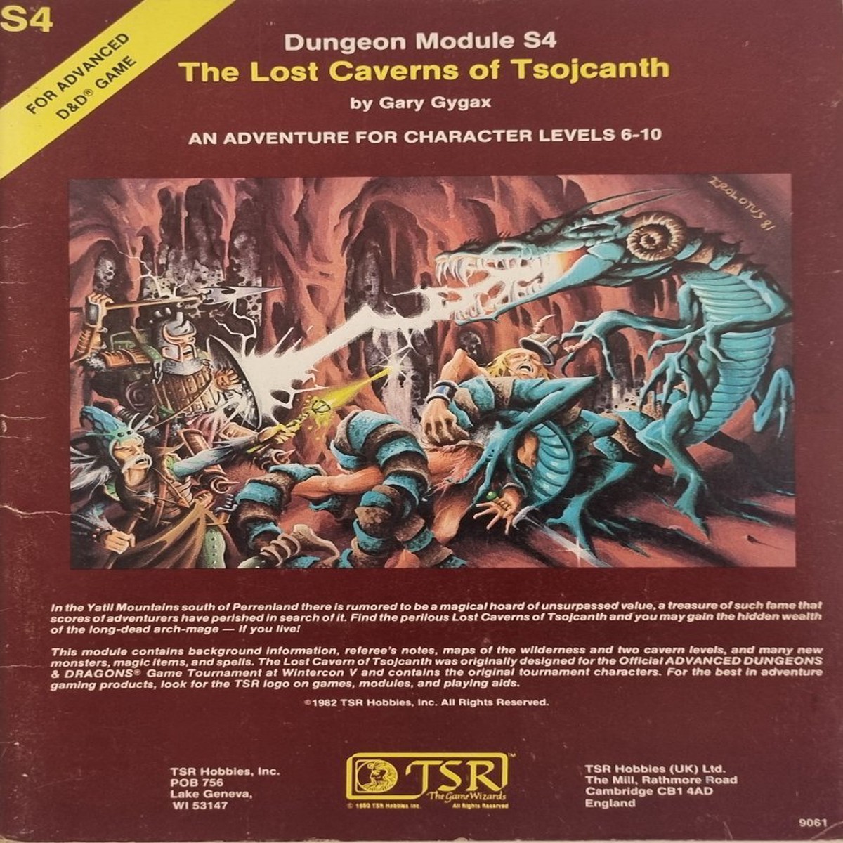 ADD Module - The Lost Caverns of Tsojcanth (S4)
