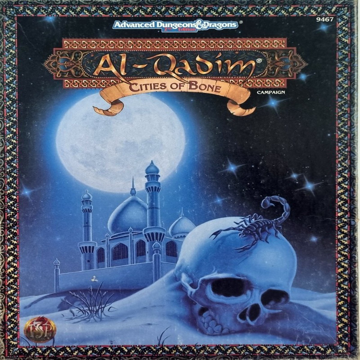 Advanced Dungeons and Dragons Al-Qadim Cities of Bone