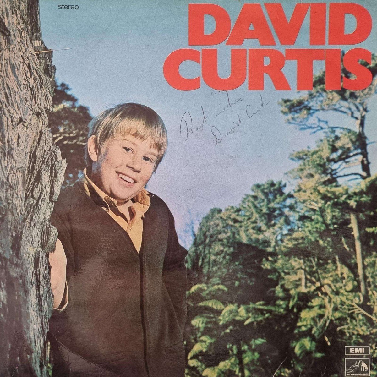 Autographed David Curtis - David Curtis (LP)