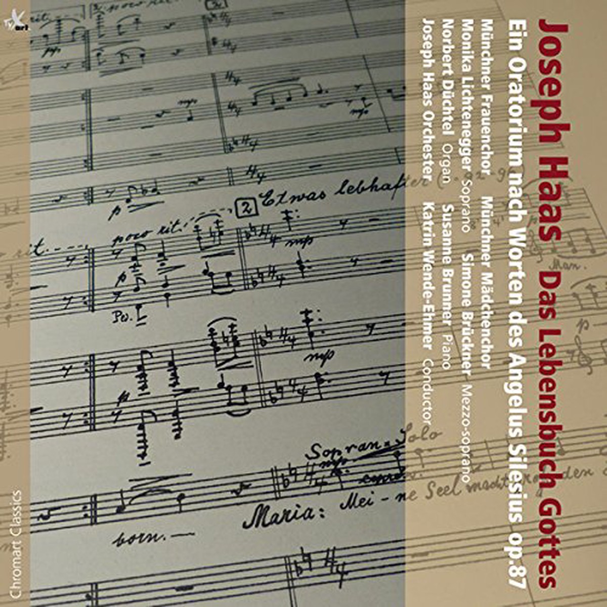 Ehmerlichteneggerbrucknerdu - Joseph Haas God s Book of Life - An Oratorio with lyrics from Angelus Silesius Op 87 (Live-Recording) CD
