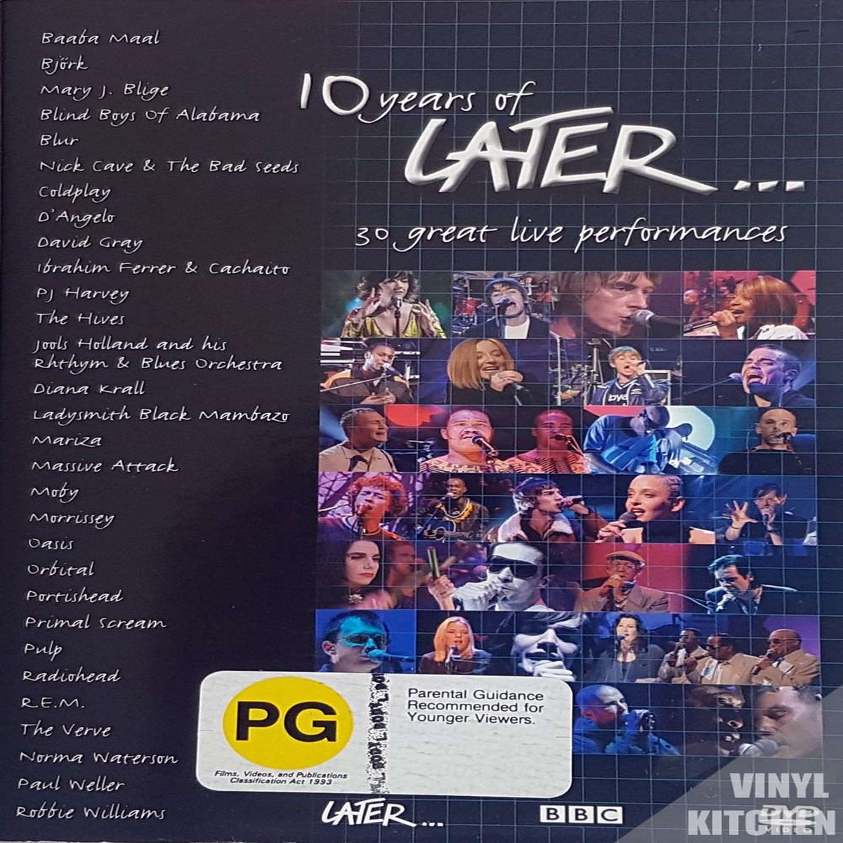 10 Years of Later (With Jools Holland) 30 Great Live Performances (DVD)