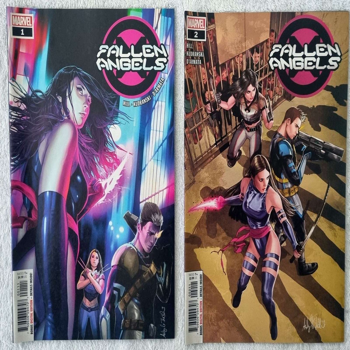 Fallen Angels Issues 1 2 - NM