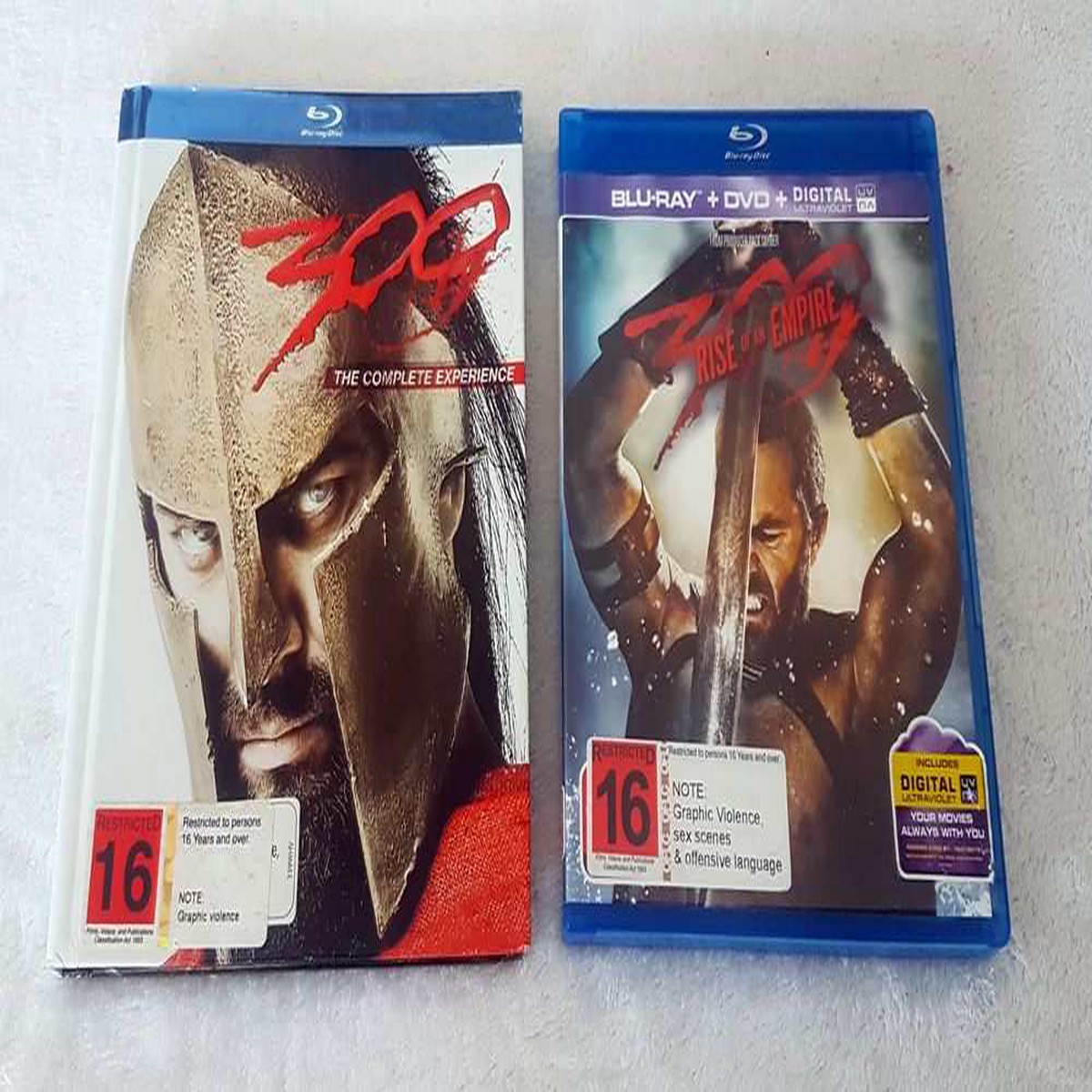 300 The Complete Experience 300 Rise of an Empire - 2014 (Blu Ray)