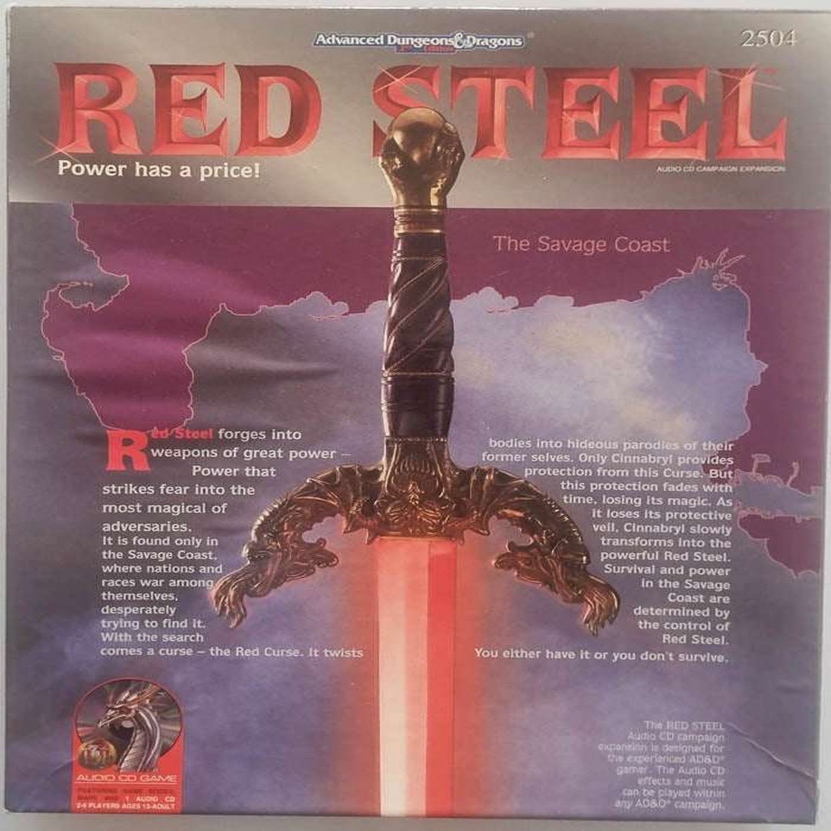 Advanced Dungeons and Dragons Red Steel - Includes CD