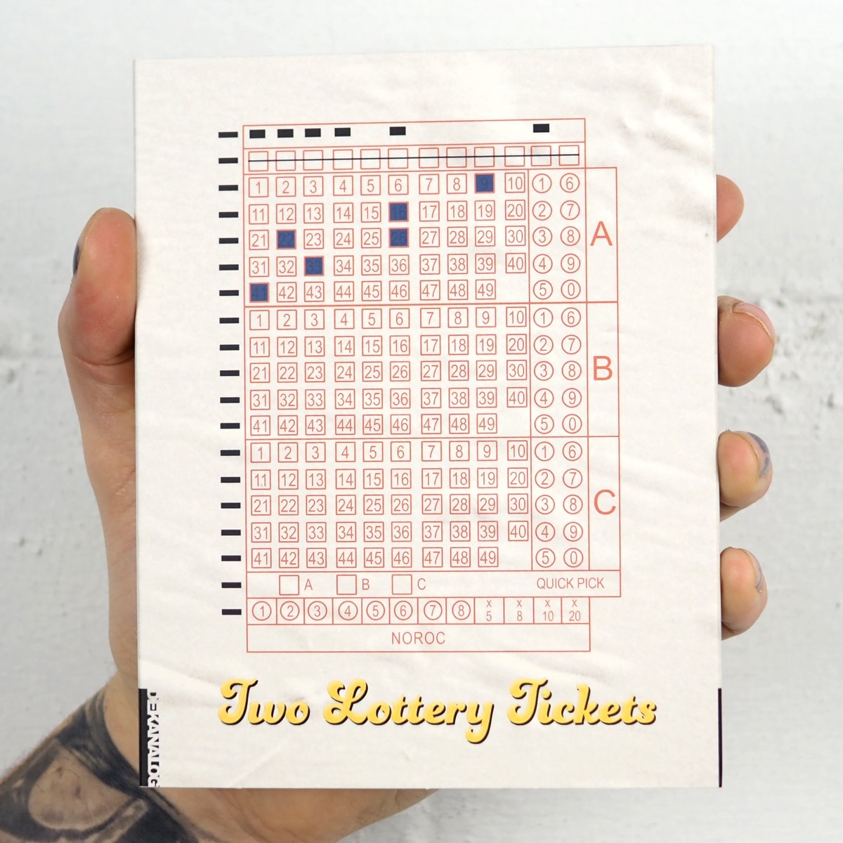 Two Lottery Tickets A Month in Thailand