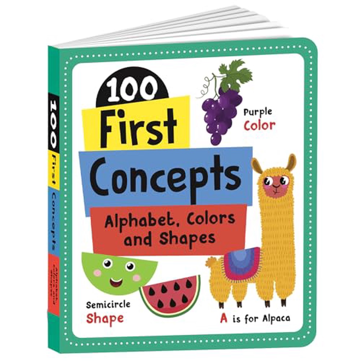 100 First Concepts Alphabet Shapes and Colors Board Book of First 100 Important Concepts for PreSchool Kids Toddlers Penguin Early Learning Series