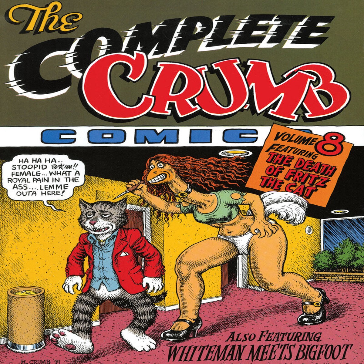 The Complete Crumb Comics Vol 8 The Death of Fritz the Cat