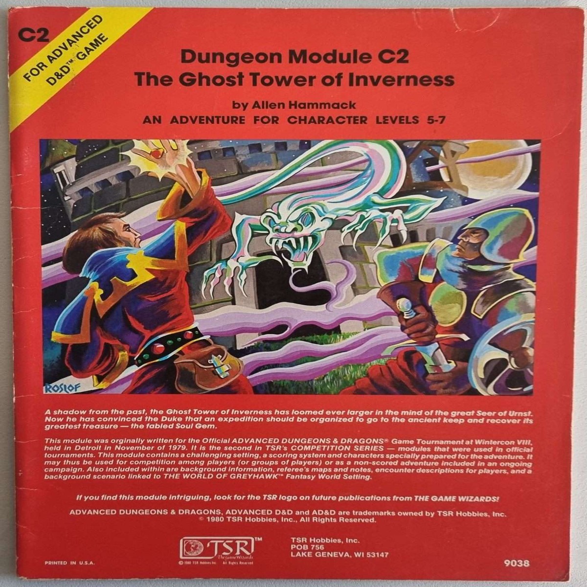 Advanced Dungeons Dragons - The Ghost Tower of Inverness (C2)