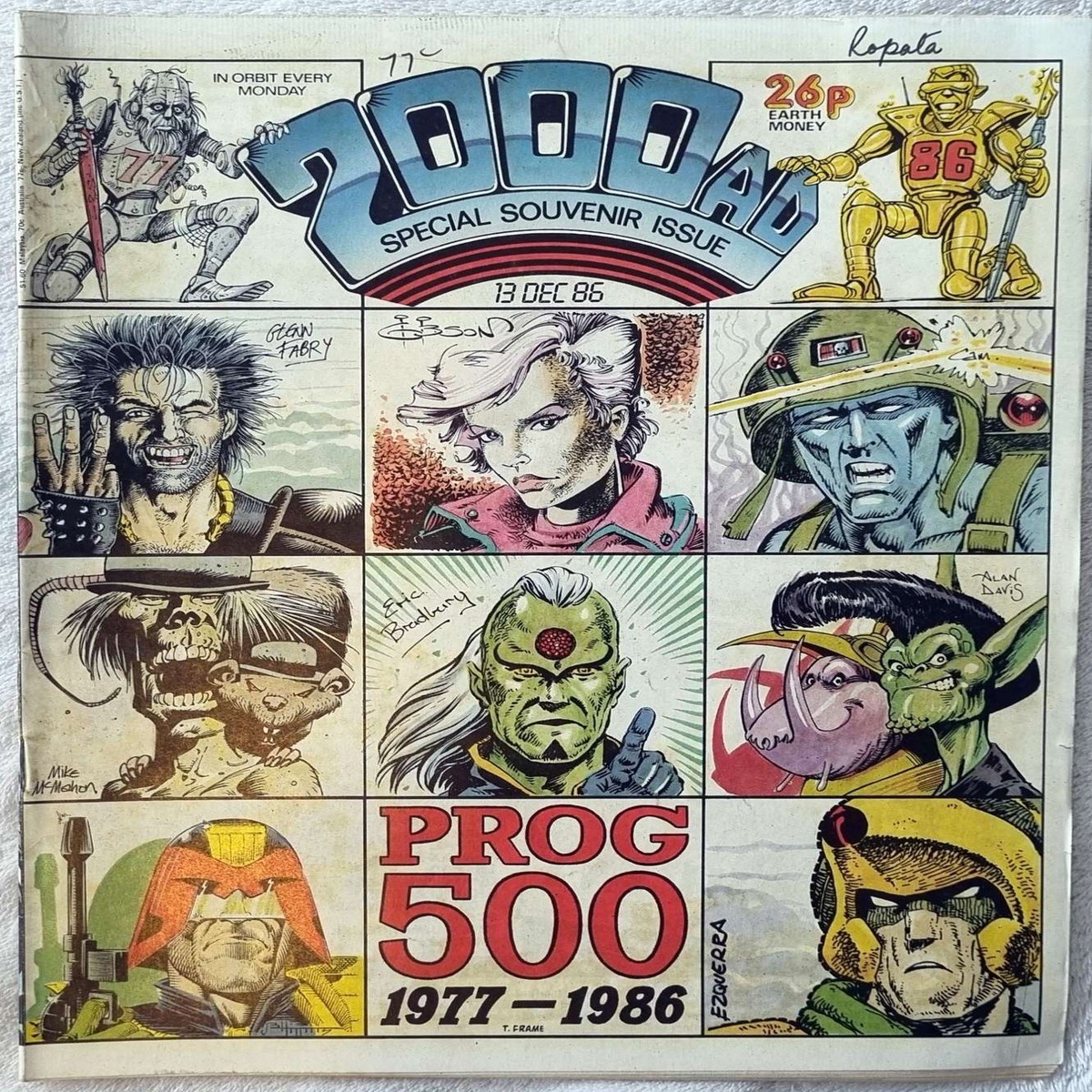 2000 AD Prog 500 Special Souvenir Issue