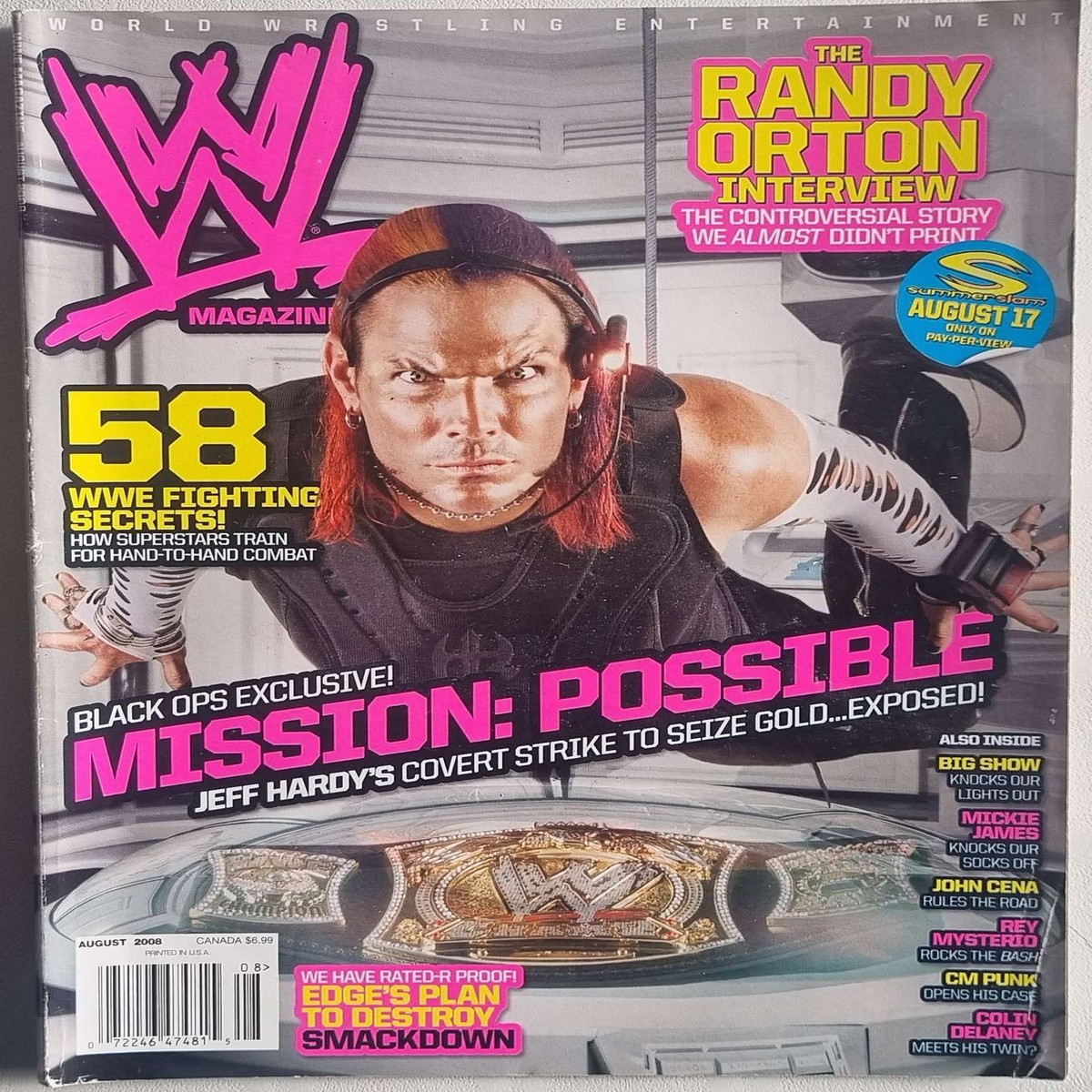 WWE Magazine - August 2008