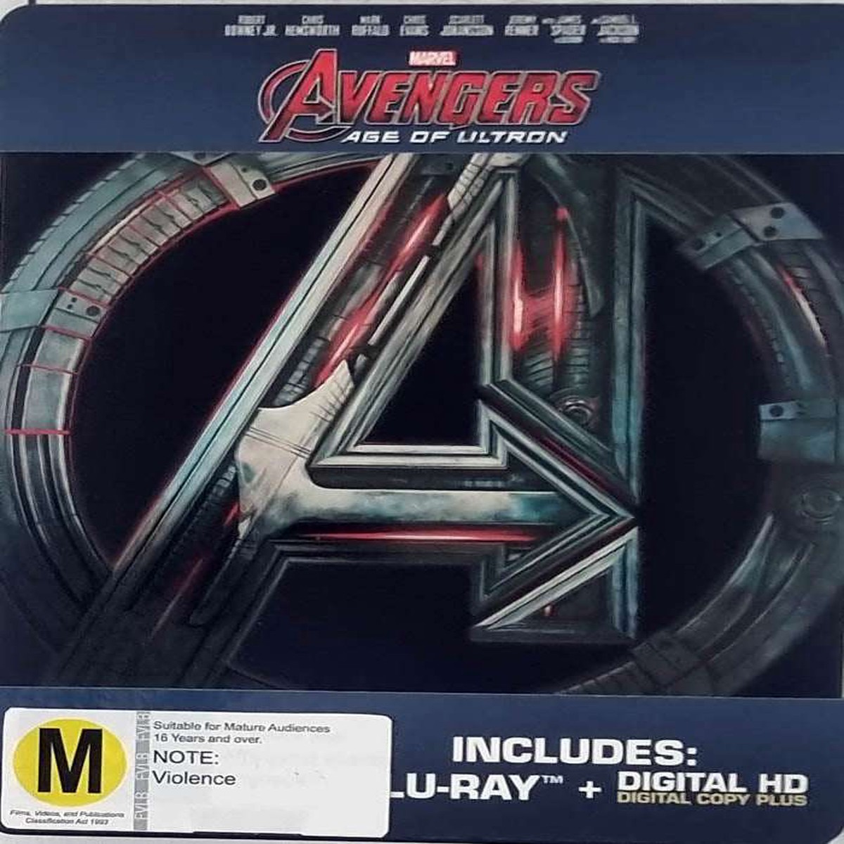 Avengers Age of Ultron Steelbook - 2015 (Blu Ray)