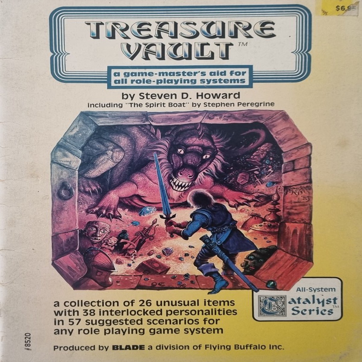 Treasure Vault RPG GM Aid Steven D Howard (1984)
