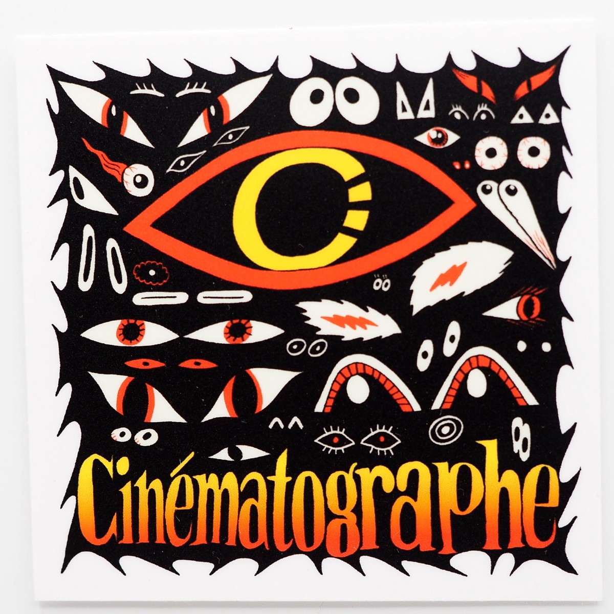Cinmatographe All Seeing Eyes Sticker