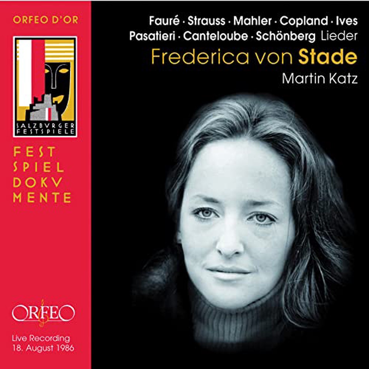 Stadekatz - F VON STADE LIEDERABEND CD