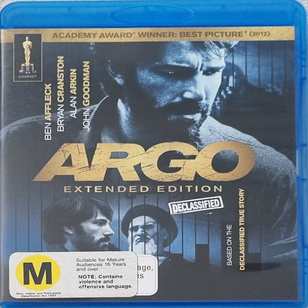 Argo Extended Edition 2 Disc - 2012 (Blu Ray)