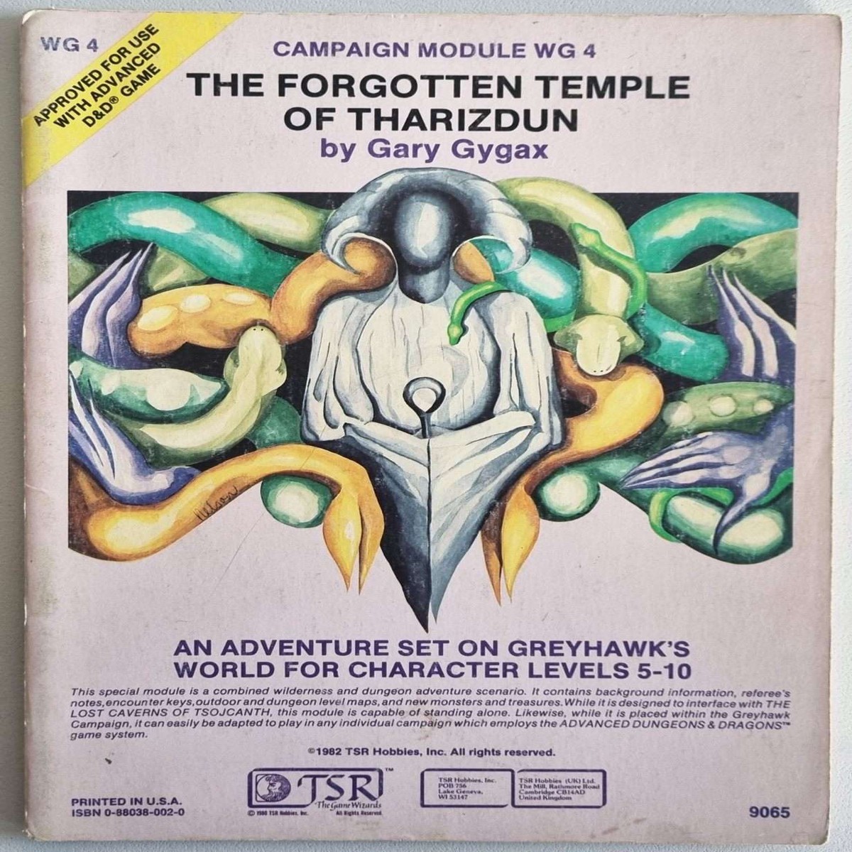 Advanced Dungeons Dragons - The Forgotten Temple of Tharizdun (WG 4)