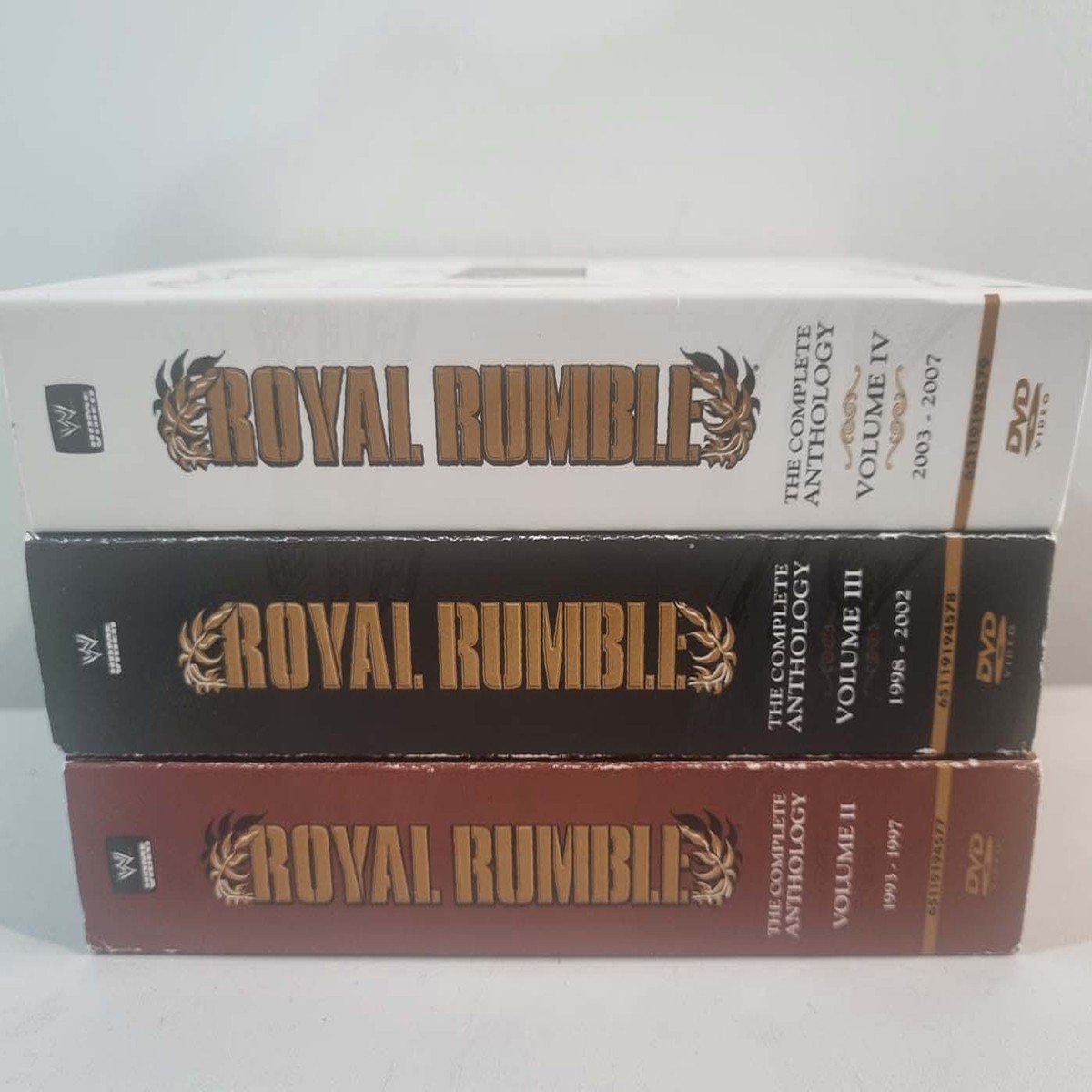 WWE Royal Rumble The Complete Anthology Volume II III IV (DVD)