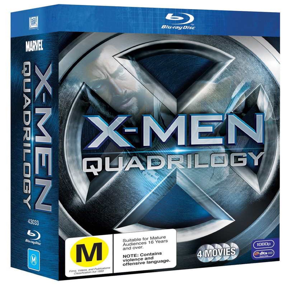 X-Men Quadrilogy (Blu Ray) Still sealed - 2000