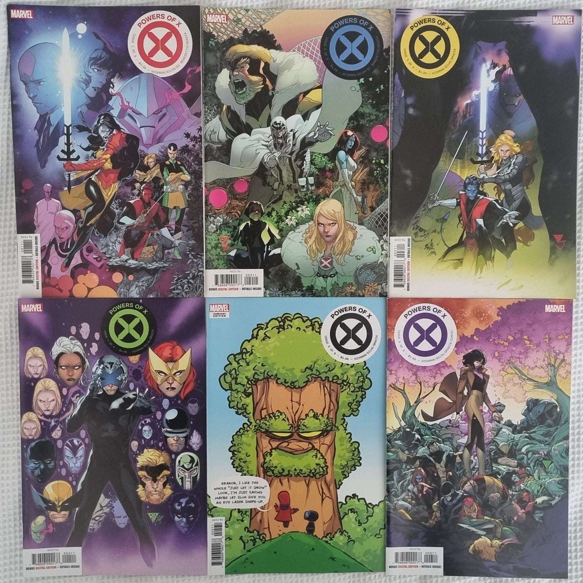 Powers of X Complete Set 1 - 6 NM (2019)