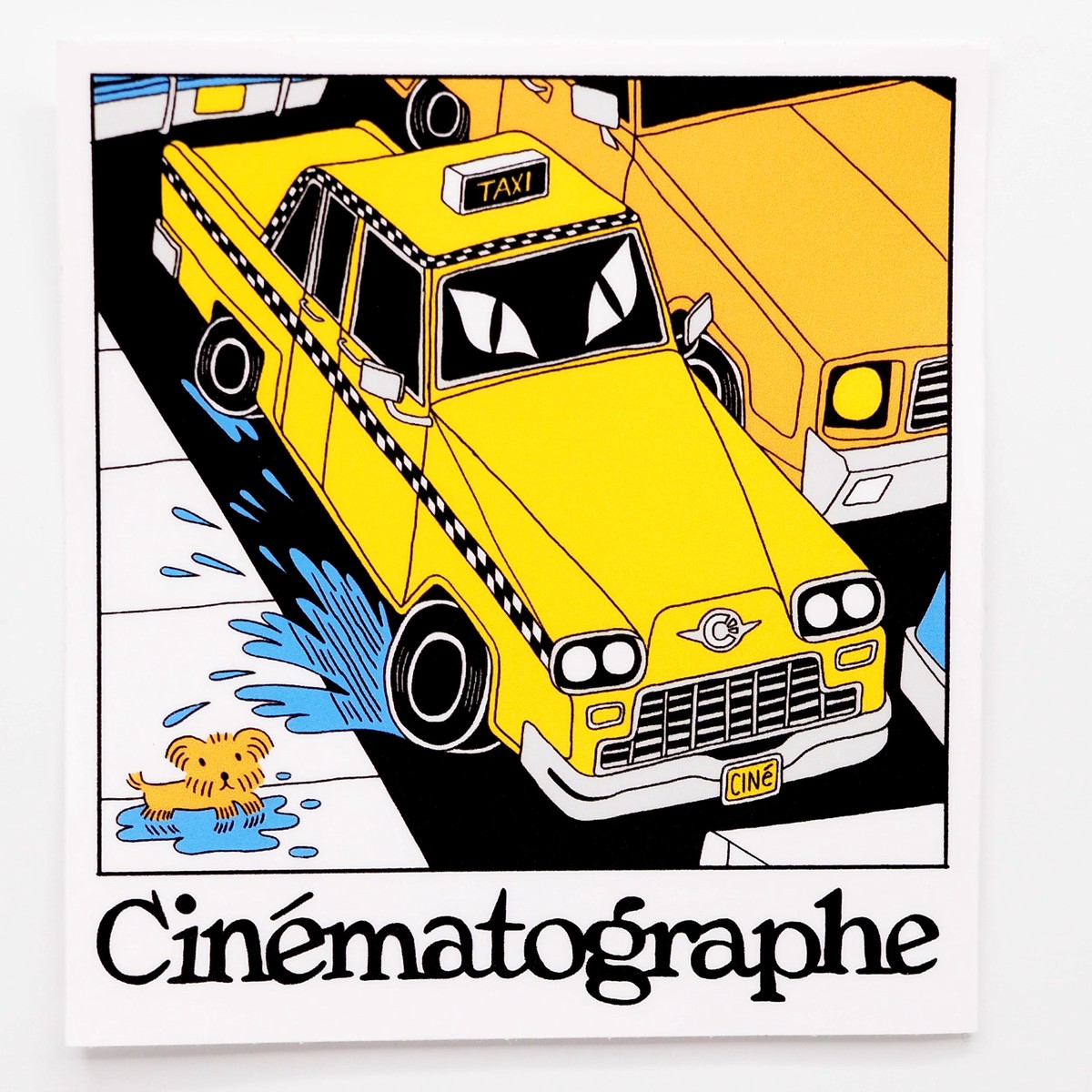 Cinmatographe Taxi Sticker