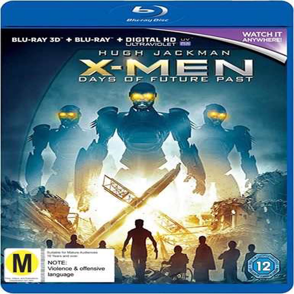 X-Men Days of Future Past 3D 2D - 2014 (Blu Ray)