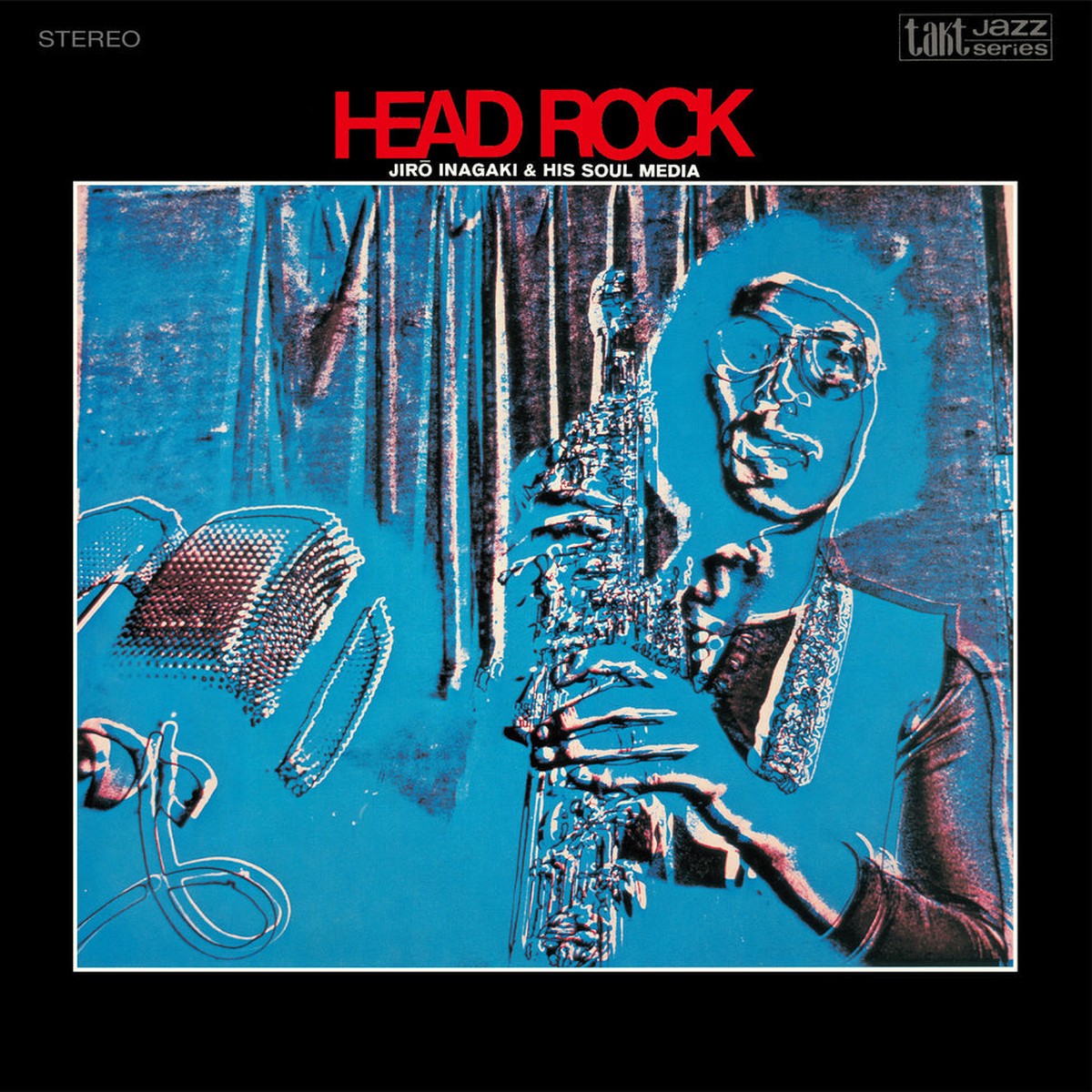 Jiro Inagaki Soul Media - Head Rock LP (Red Vinyl)