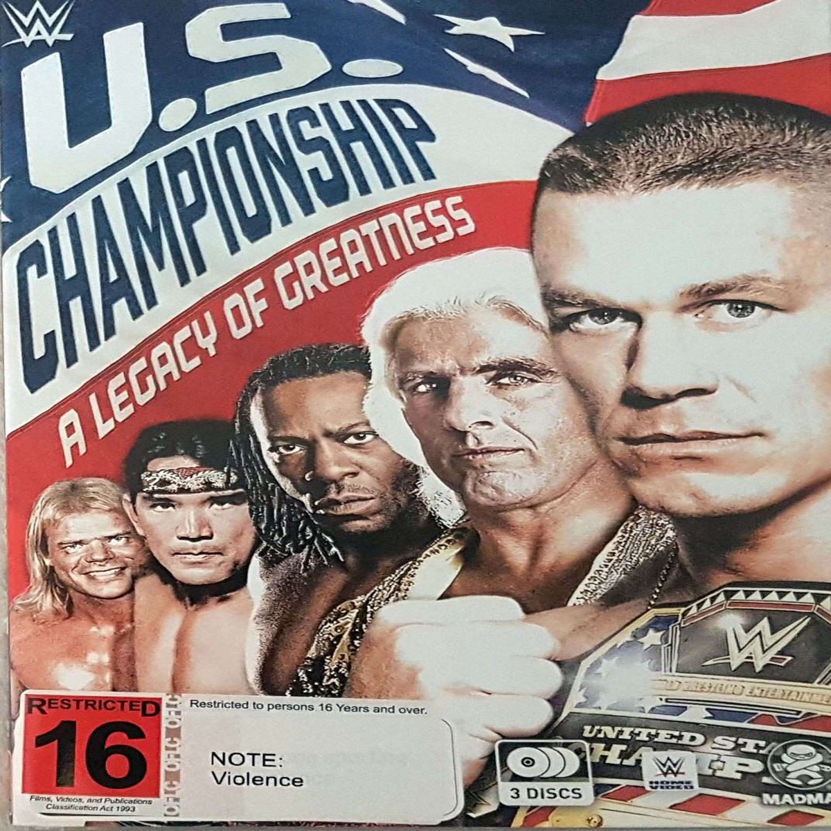 WWE US Championship - A Legacy of Greatness (3 Disc Set) (DVD)