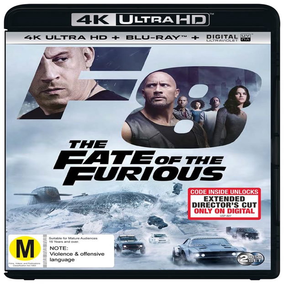 The Fate of the Furious (4K UHD) Blu-ray - 2017