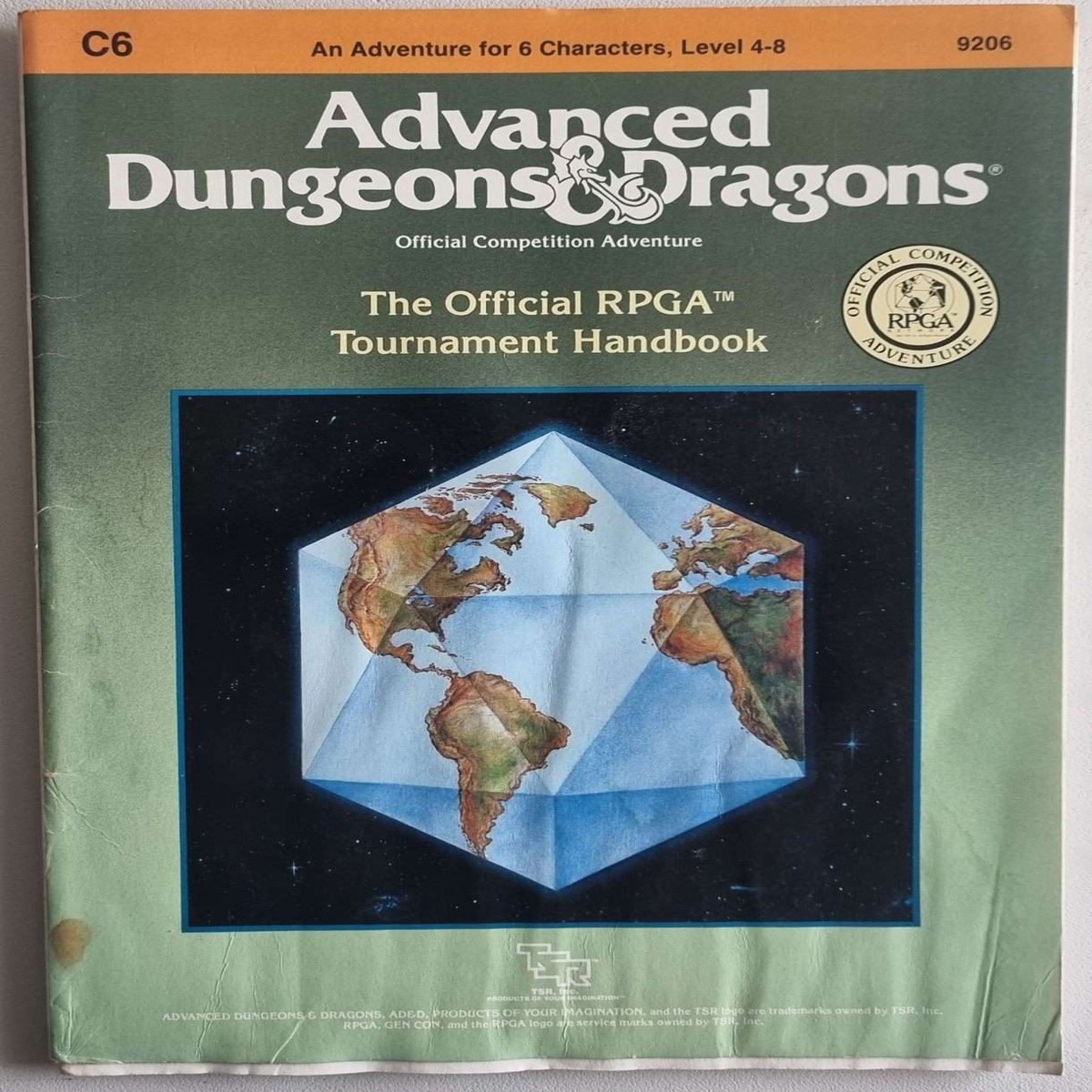 ADD - The Official RPGA Tournament Handbook (C6 9206)