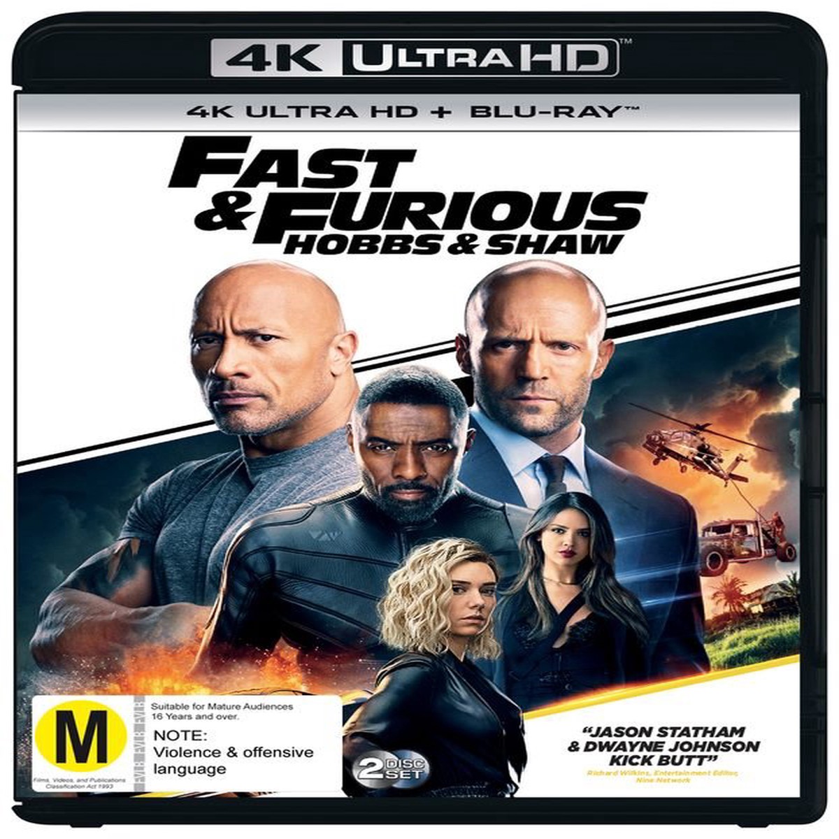 Fast Furious Hobbs Shaw (4K UHD) Blu-ray - 2019