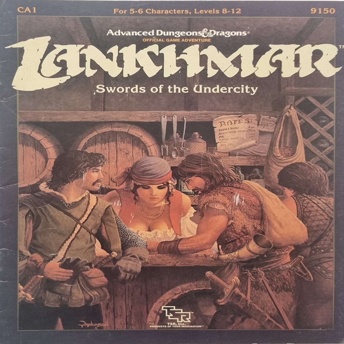Advanced Dungeons Dragons Module - Swords of the Undercity