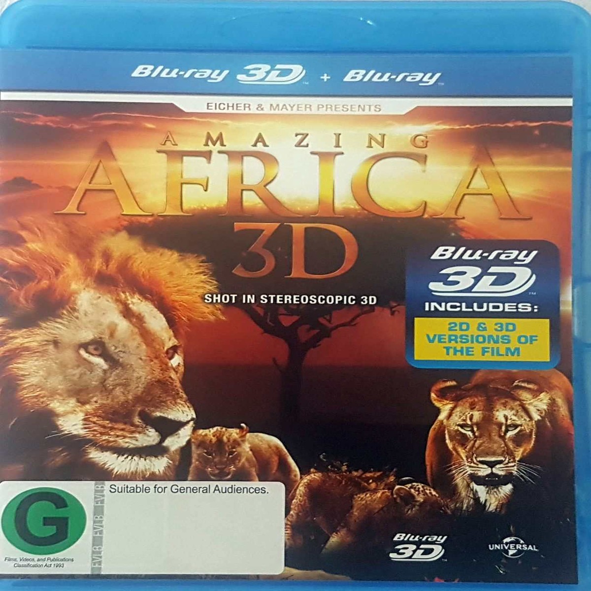 Amazing Africa 3D (Blu Ray)