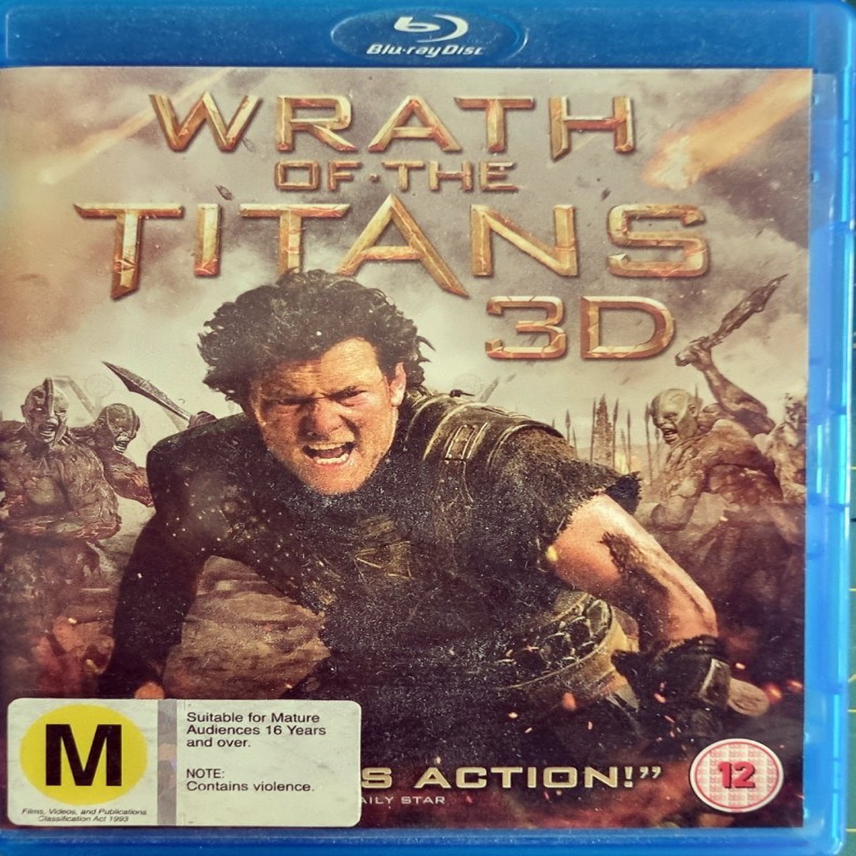 Wrath of the Titans 3D 2D - 2012 (Blu Ray)