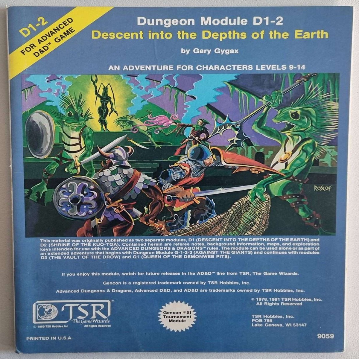 Advanced Dungeons Dragons - Descent into the Depths of the Earth (D 1-2)