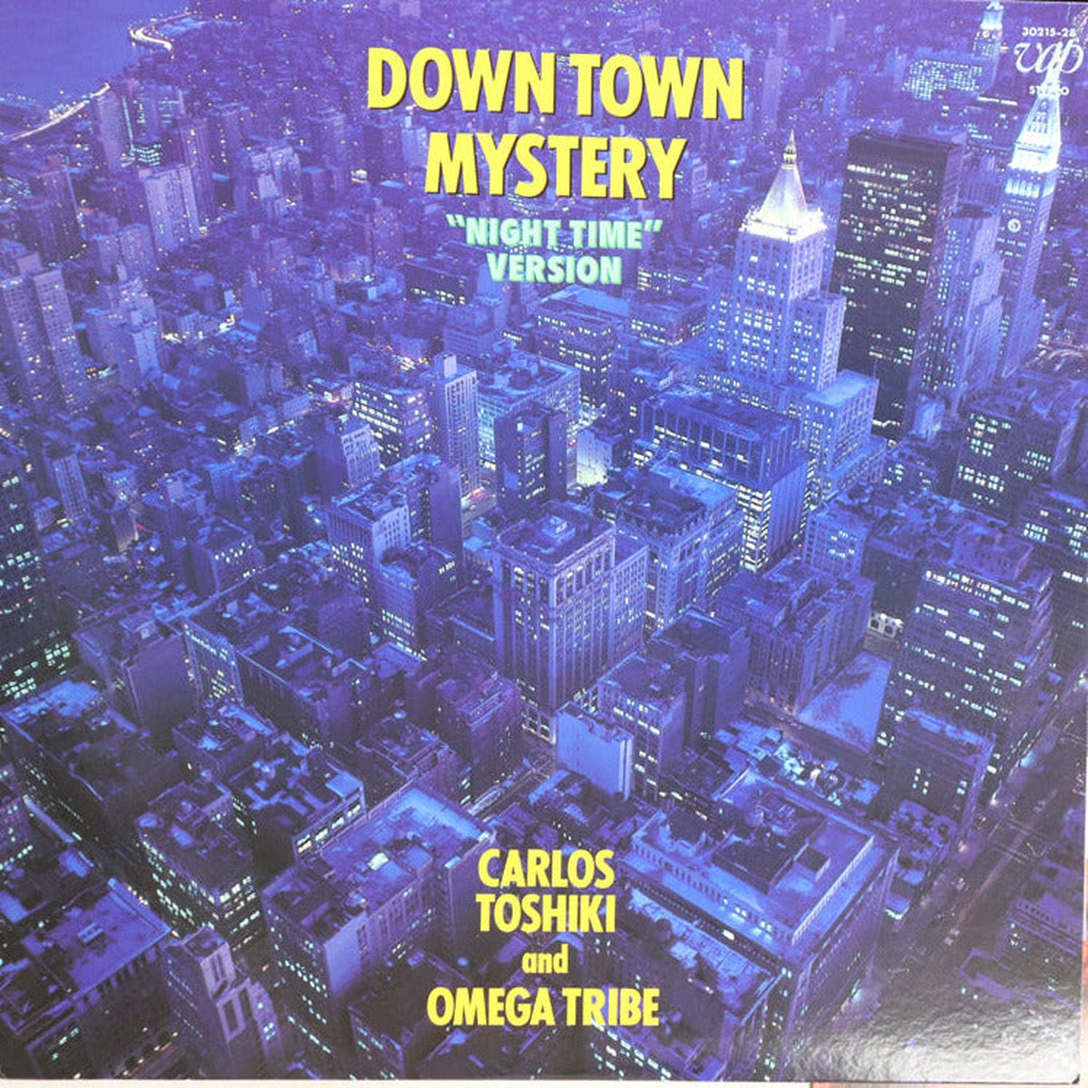 Carlos Toshiki Omega Tribe - Down Town Mystery Night Time Version LP (Used)