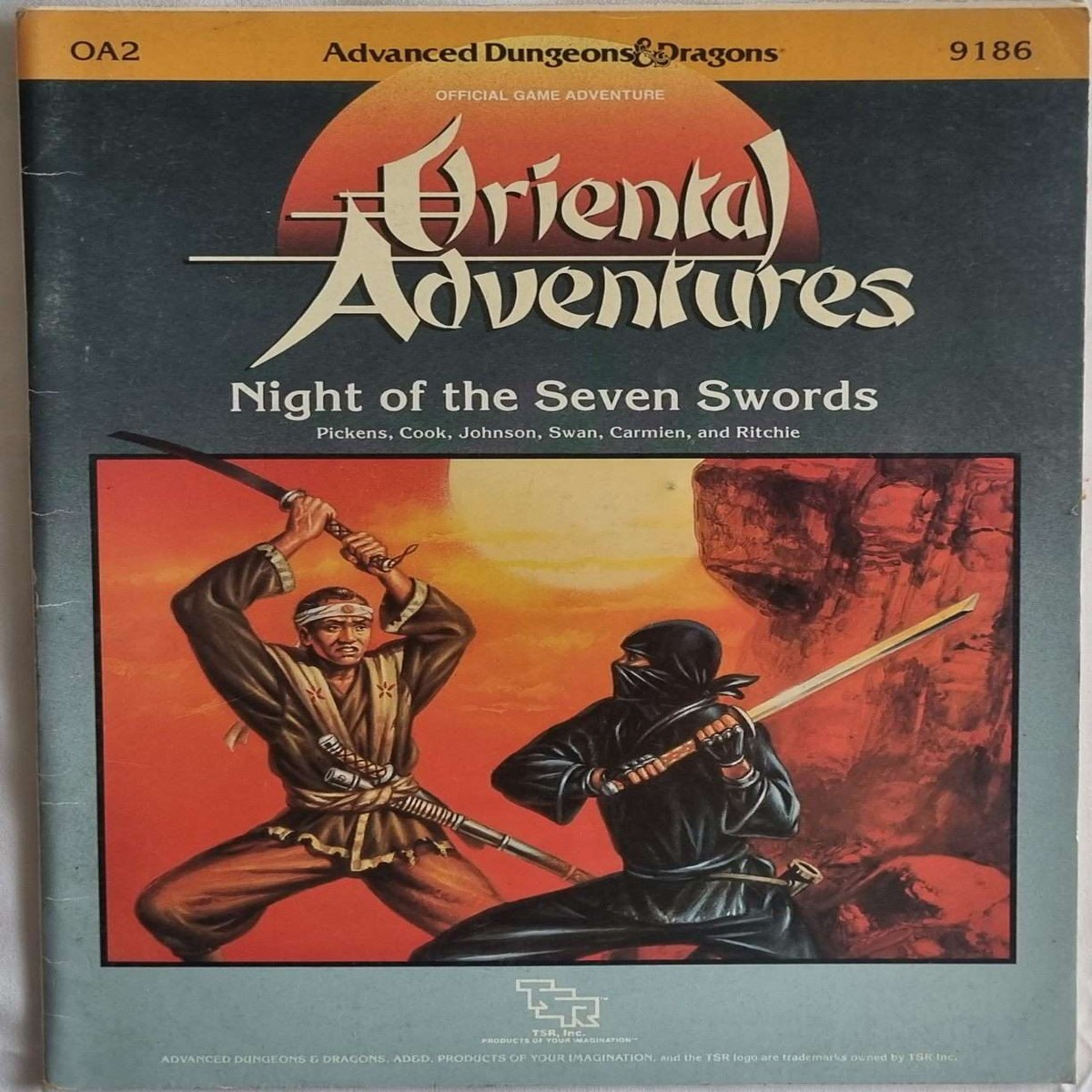 ADD - Oriental Adventures - Night of the Seven Swords (OA2 9186)