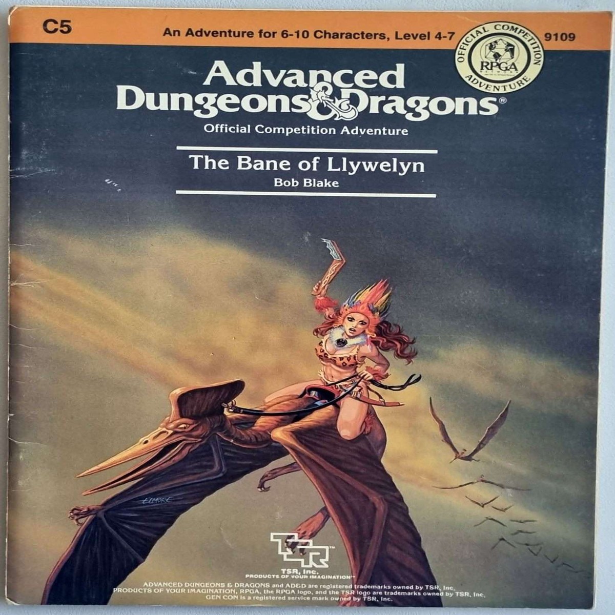 Advanced Dungeons and Dragons Module - The Bane of Llwelyn (C5 9109)