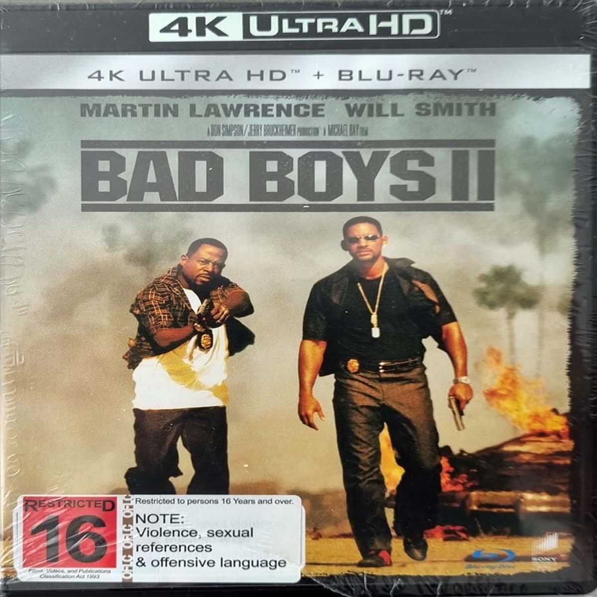 Bad Boys II (4K UHD) Blu-ray - 2003 (Brand New)