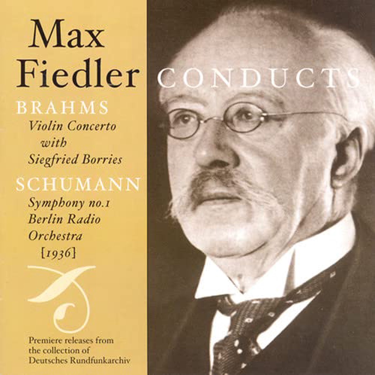Brahmsschumannmax Fiedler - Violin ConcertoSymphony No1 CD