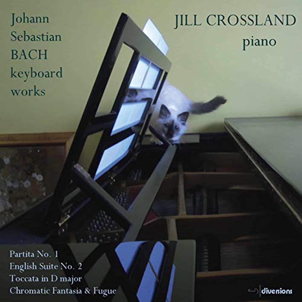 Crossland - Bach Keyboard Works Jill Crossland Divine Art DDV24169 CD