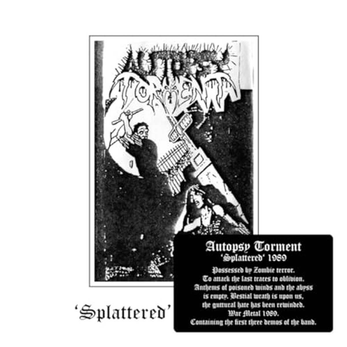 Autopsy Torment - Splattered Demo 1989 Extras CD