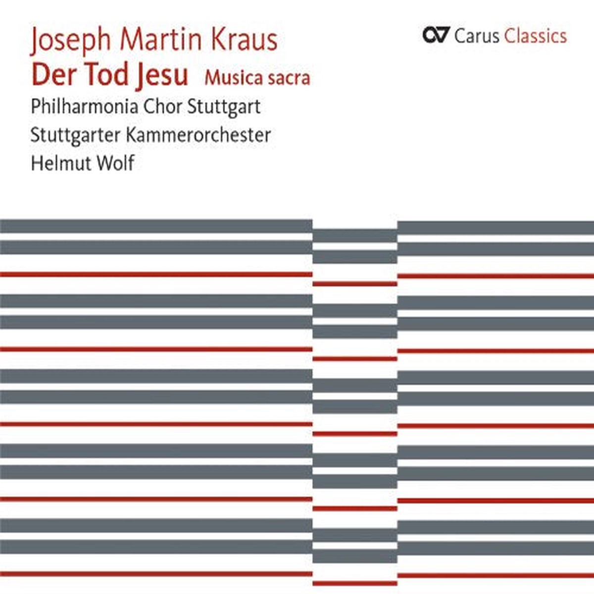 Wolfphilharmonia Chor Stuttga - Joseph Martin Kraus De Tod Jes CD