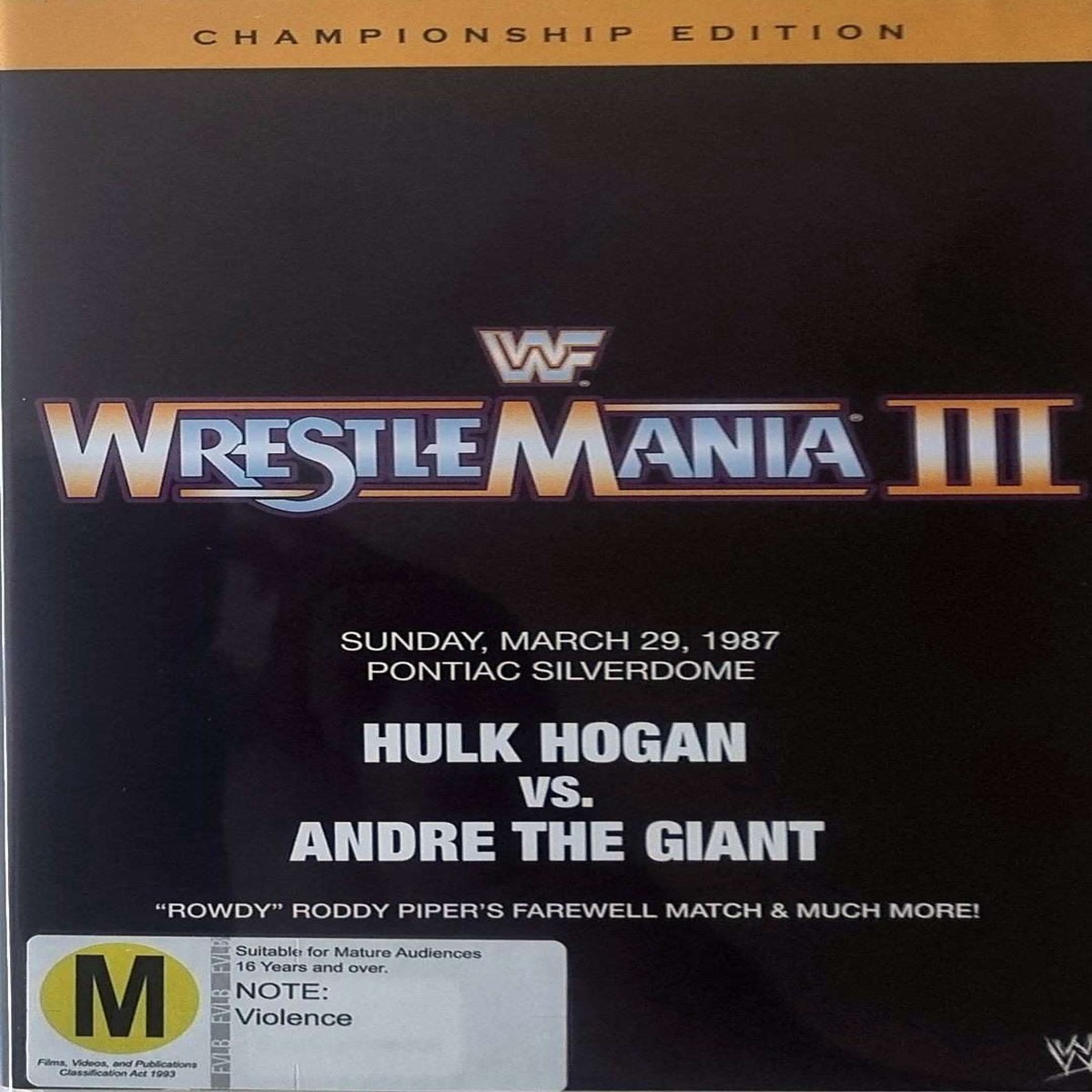 WWF Wrestlemania III (Championship 2 Disc Edition) (DVD)