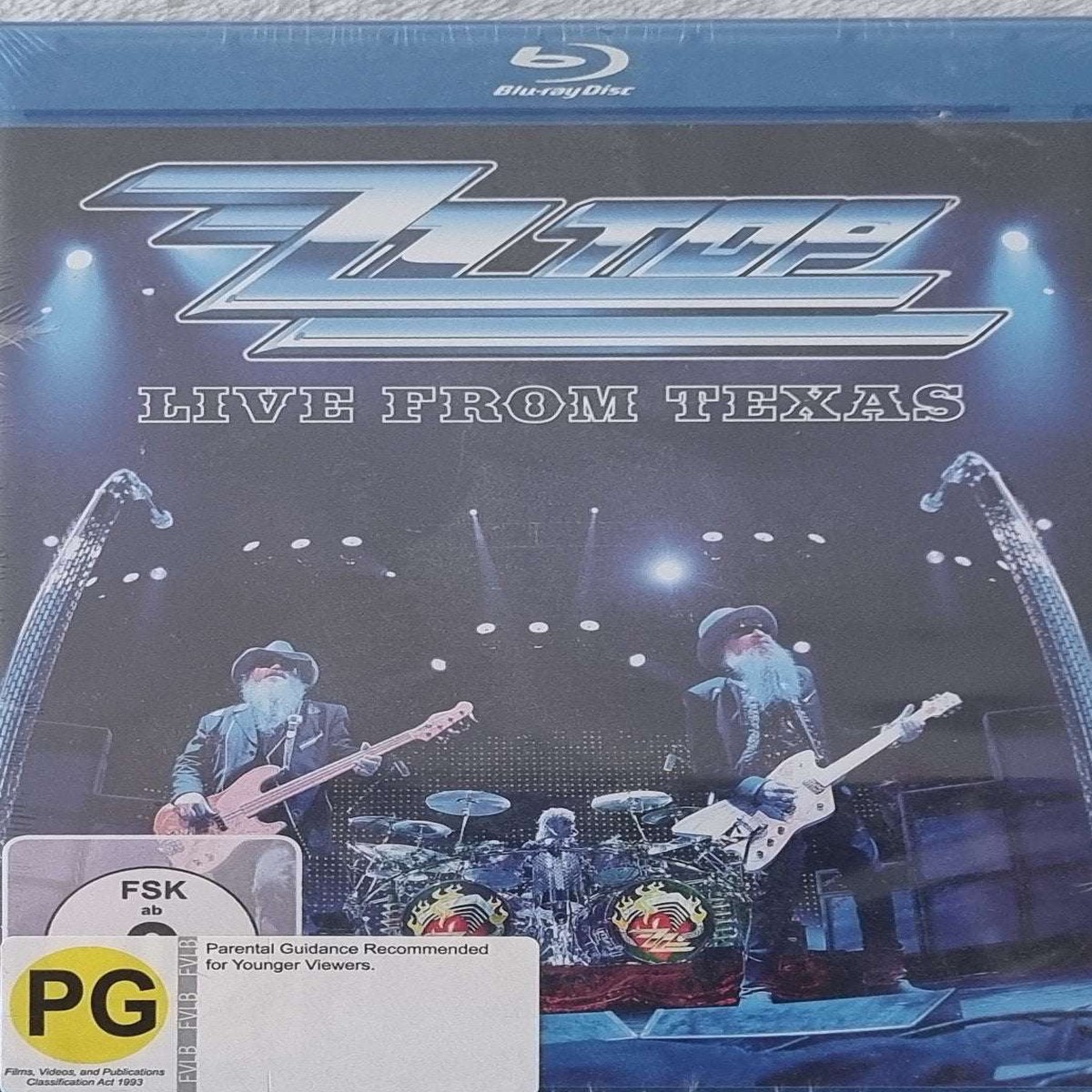 ZZ Top Live from Texas (Blu Ray) Brand New - 2008