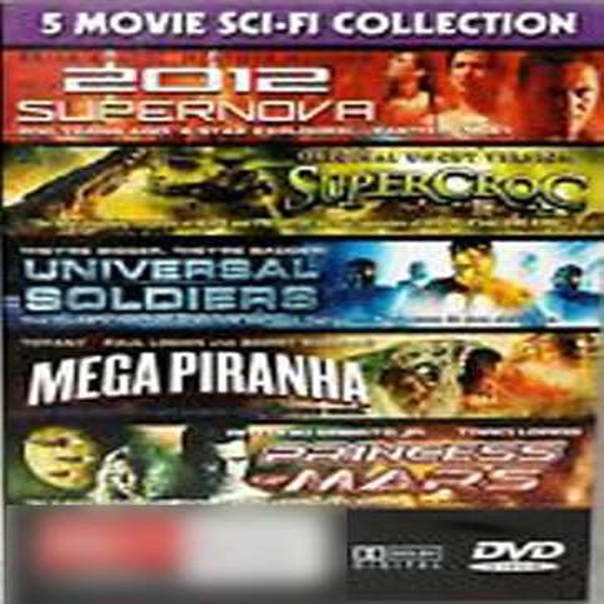 2012 Supernova Supercroc Universal Soldiers Mega Piranha - 2009